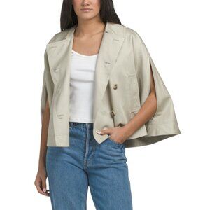 AVEC LES FILLES Trench Cape